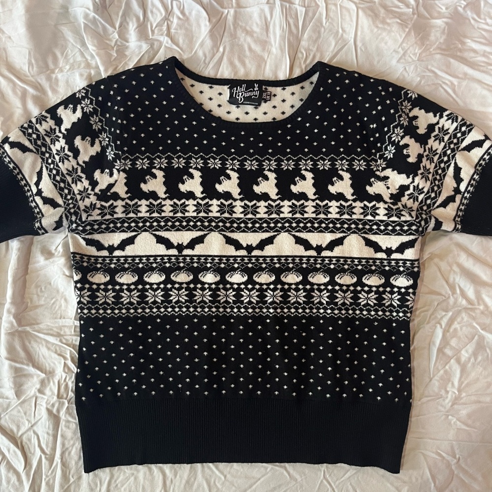 HellBunny 2XL Halloween sweater